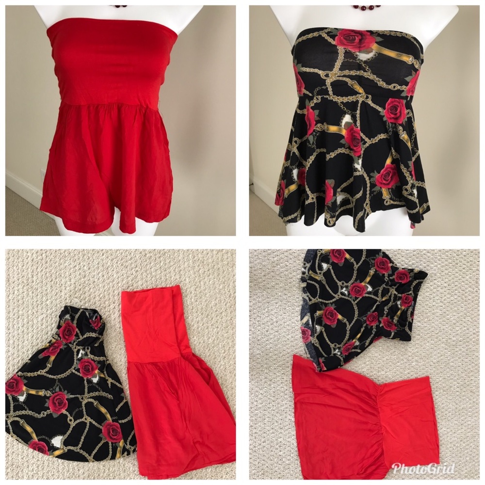 2 Cute xtra Small top bundle